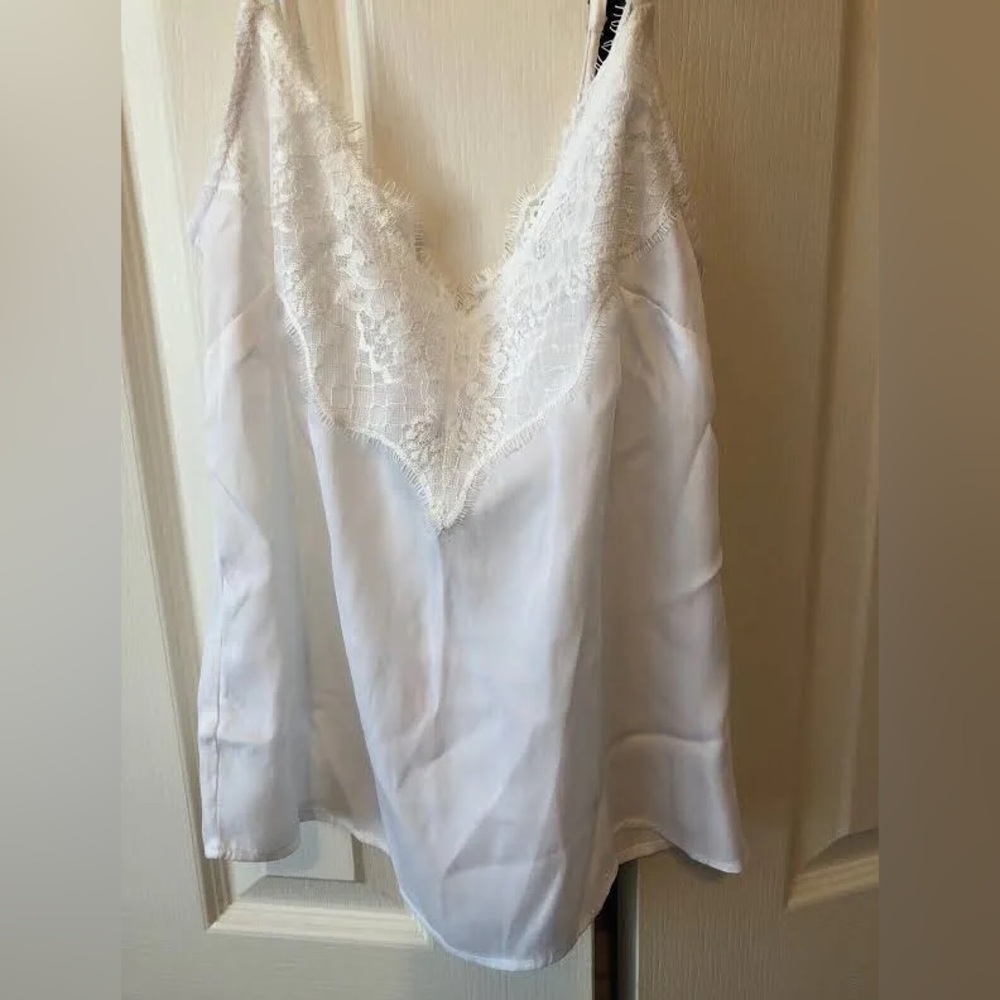 White lace cami